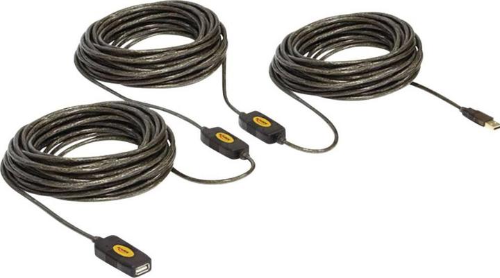 Delock Verlengkabel USB 2.0 actief (30 m, USB 2.0)