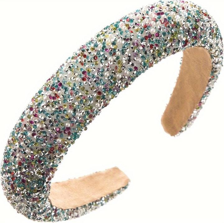 Image du produit Activity Board Elegantes, funkelndes Strass- und Perlenstirnband - schickes Haarschmuckstück im koreanischen Stil
