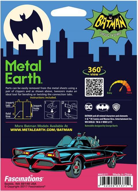Immagine prodotto Metal Earth Batmobile di Batman della serie TV classica