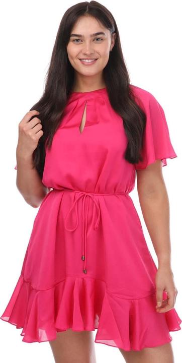 Actual product image Ted Baker Womens/Ladies Elsieee Fluted Hem Mini Dress (34 D)