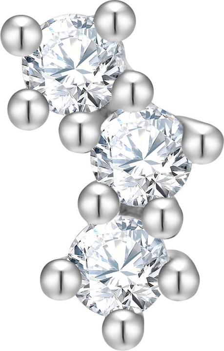 Image du produit Glanzstücke München Clous d'oreille en argent sterling pour femmes - 37356 (Argent Sterling)