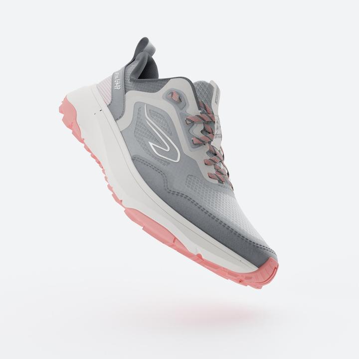 Actual product image Kalenji Trailrunningschuhe Damen - JogFlow 190 Grip dunkelgrau/pink (36)