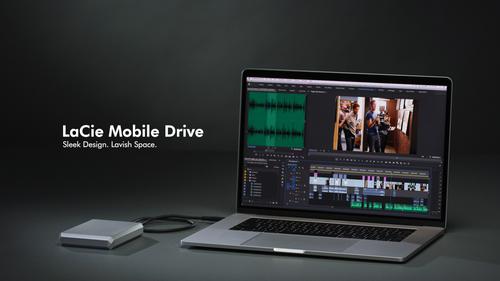 Produktbild LaCie Mobile Drive - Moon Silver (1 TB)