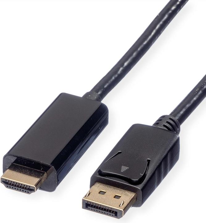 Produktbild Roline DisplayPort — HDMI (Typ A) (3 m, DisplayPort, HDMI)