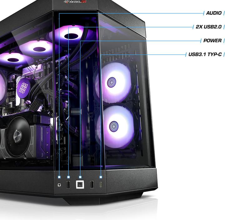Produktbild Kiebel Poseidon Ultra (Intel Core Ultra 9 285K, 64 GB, GeForce RTX 5090)