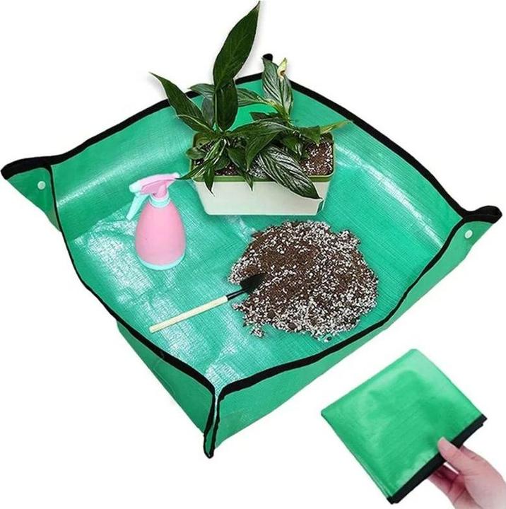 Produktbild Hermex Umtopfmatte Gartenmatte Pflanzmatte Topfmatte Pflanzunterlage (100 cm, 100 cm)
