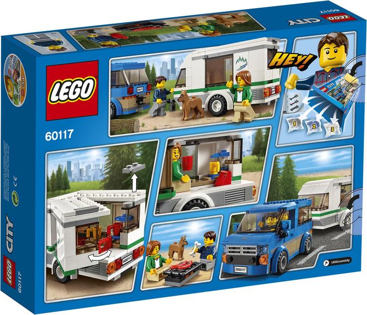Immagine prodotto LEGO City Furgone e caravan (60117, LEGO City)