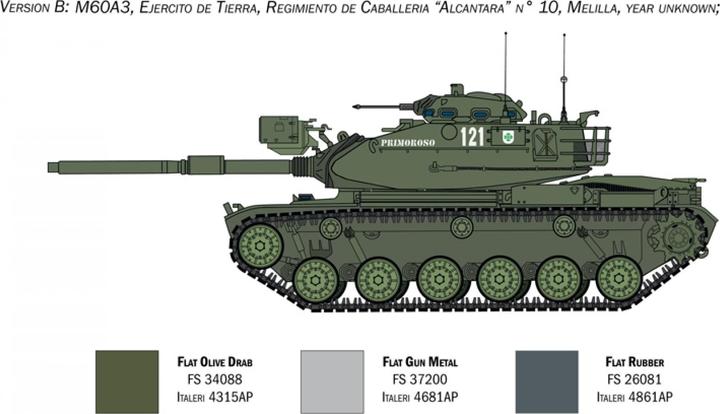 Immagine prodotto Carro armato principale M60A-3 in scala 1:35