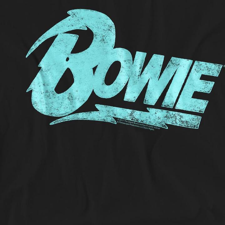 Actual product image David Bowie Unisex Adult Logo T-Shirt (XL)