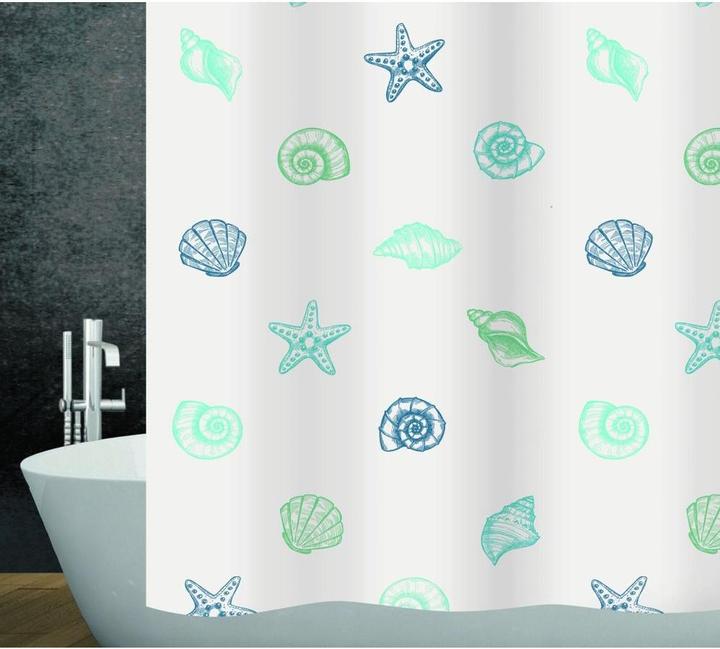 Immagine prodotto Diaqua Tenda da doccia tessile Mare (120 x 200 cm)