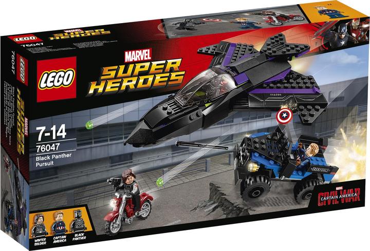 Immagine prodotto LEGO Marvel Super Heroes L'inseguimento di Pantera Nera (76047, LEGO Marvel)