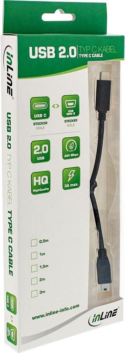 Actual product image InLine USB 2.0 cable (1 m, USB 2.0)