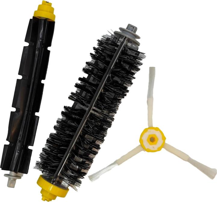 Actual product image Flickbee Brush set for iRobot hoover robot Roomba® 600 series
