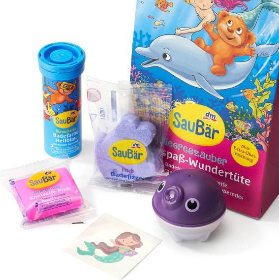 Actual product image dm SauBär Sea magic (Bath truffles, Bubble bath)