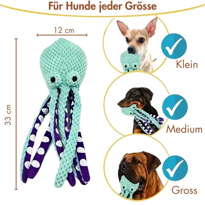 Image du produit Suba Jouet à couineur pour chien en forme de pieuvre