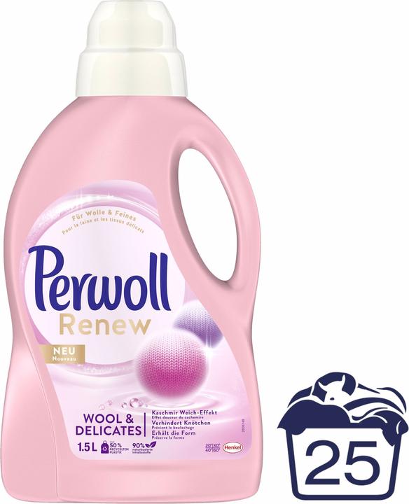 Image du produit Perwoll Laine et produits délicats (25 Cycles de lavage, Liquide)