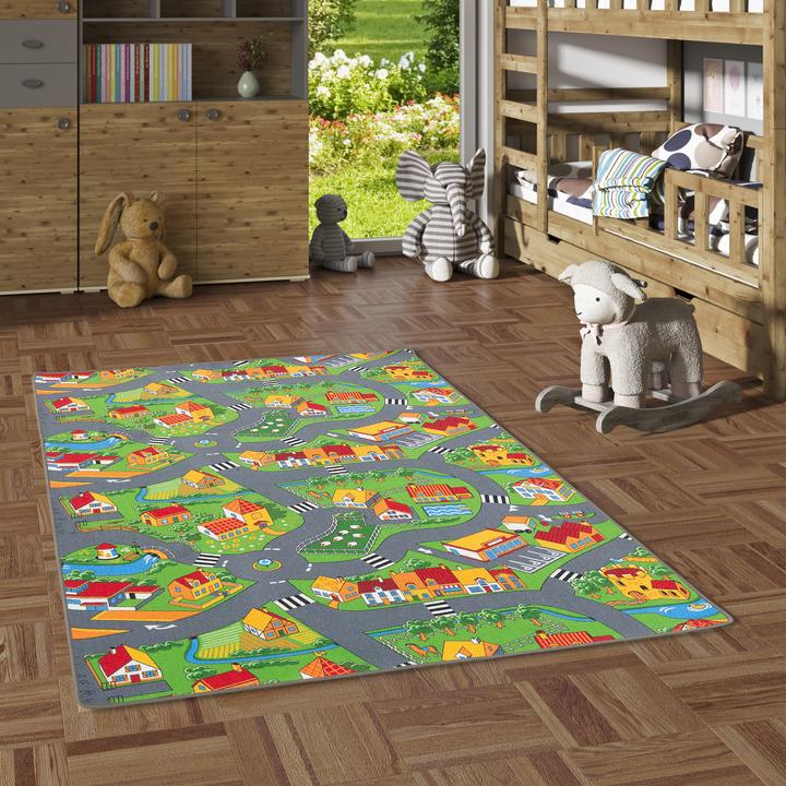 Immagine prodotto Snapstyle Kinder Spiel Strassenteppich (133 x 133 cm)