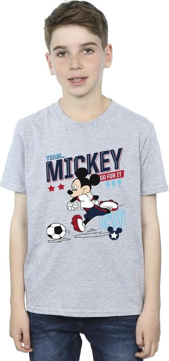 Actual product image Disney Boys Mickey Mouse Team Mickey Football T-Shirt (116)