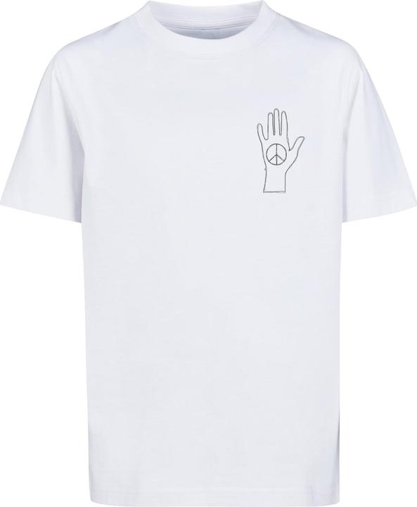 Immagine prodotto Merchcode Peace - Maglietta Basic bianca per bambini - 174561 (158)
