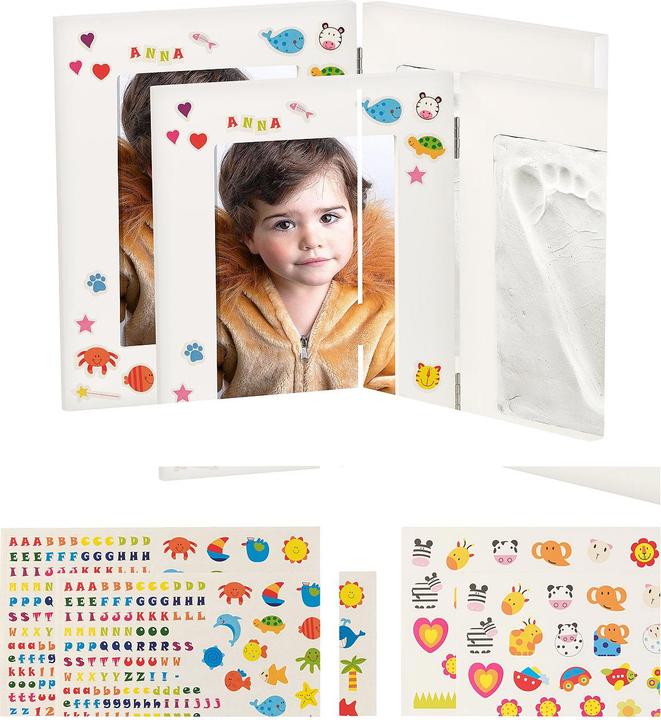 Immagine prodotto Your Design Set di 2 cornici per foto di bambini e gesso