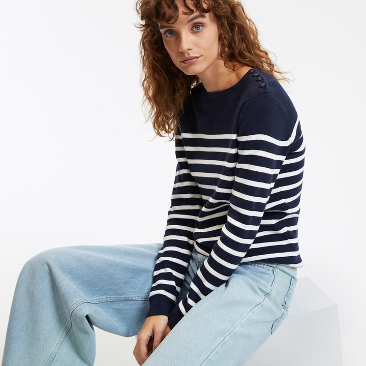 Produktbild La Redoute Collections Gestreifter Pullover (38)