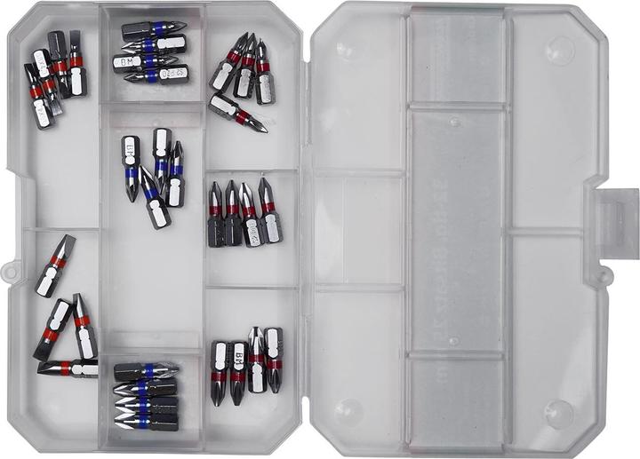 Actual product image Mannesmann Bit set, 32 pcs. (SL6, PZ1, PH2, PH0, PZ2, PH1, SL4, PZ0)