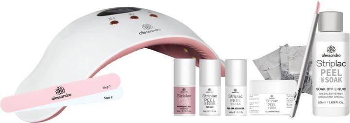 Actual product image Alessandro Striplac Peel or Soak (Panama hat, UV gel varnish)