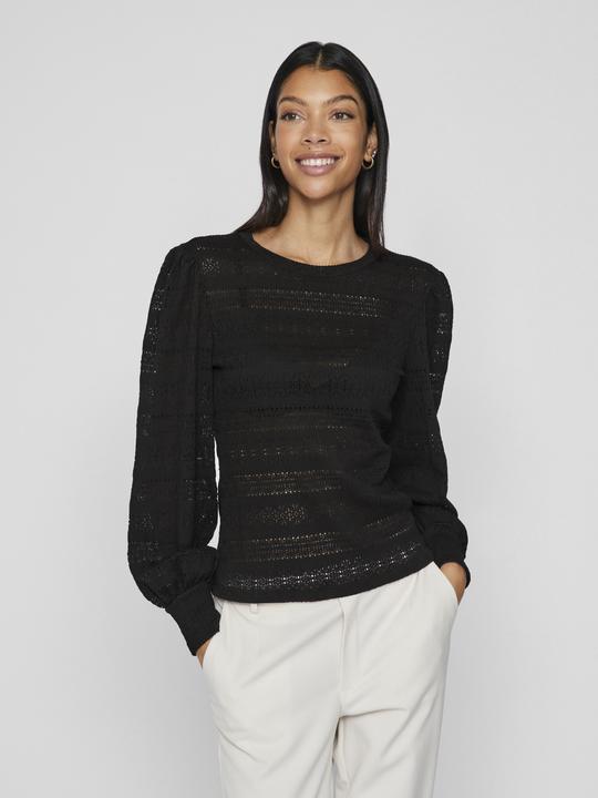 Actual product image Vila Round neck top with long sleeves (XL)