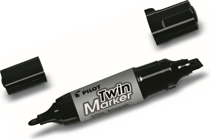 Produktbild Pilot Permanent-Marker "Twin Marker Jumbo", schwarz (Schwarz, 7 mm, 1 x)