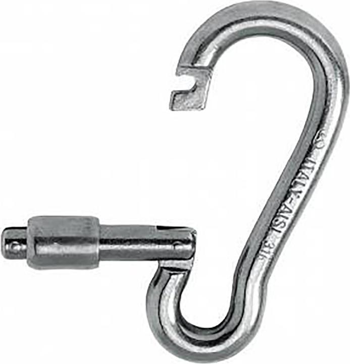 KONG Feuerwehrkarabiner, Federsicherung