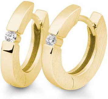 Produktbild Breuning Creolen - BRILL 0,07 Ct. (750/18 K Gold)