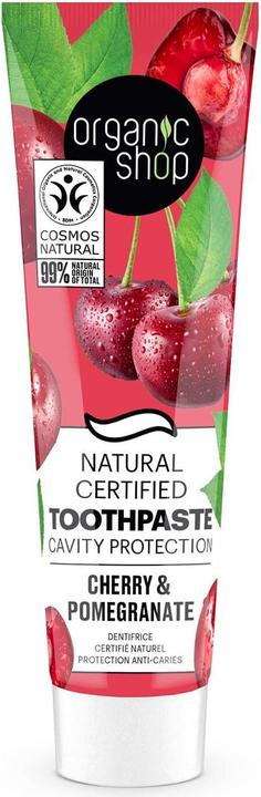 Organic Shop Kirsche Dentifrico Kariesschutz 100g