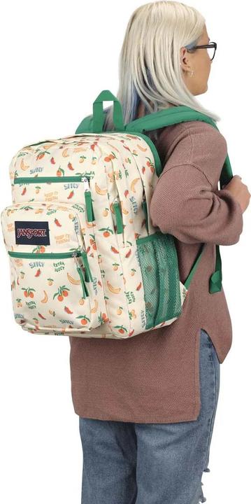 Actual product image JanSport big student five a day cream backpack (30 l)