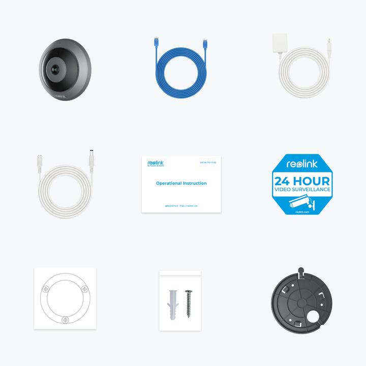Actual product image Reolink Fisheye Series W520 WiFi (2560 x 2560 pixels)