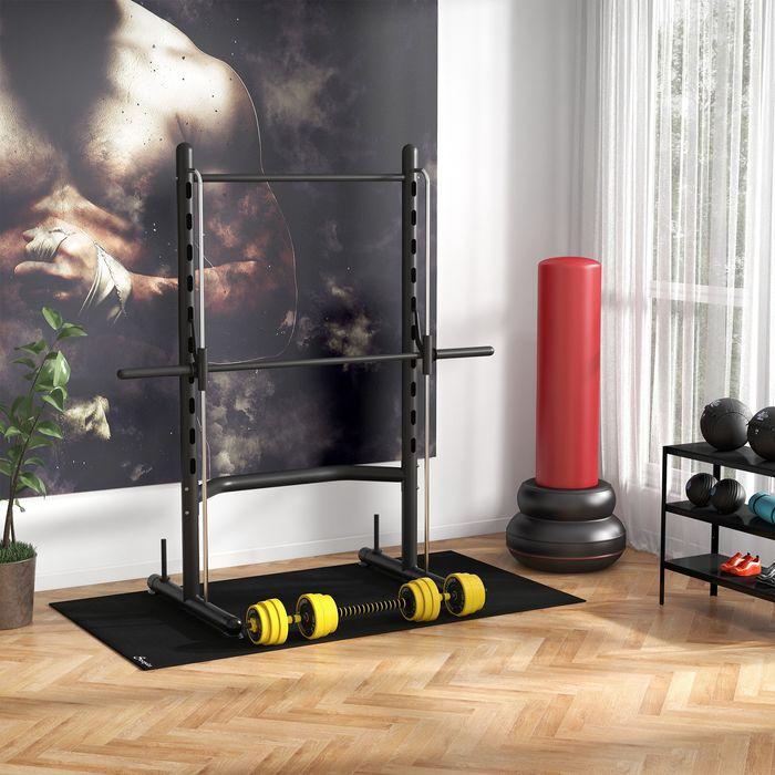 Actual product image Swisshandel24 25 kg Hantelset 3-in-1 einstellbar, ergonomisch, Gelb Schwarz