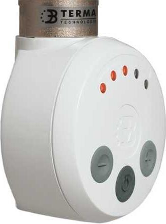 Actual product image Terma MERT - Thermostat controller MEG for towel radiator, including heating cartridge 400W, white