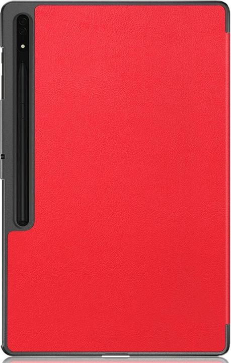 Actual product image Cover-Discount Galaxy Tab S9 Ultra - Tri-fold Smart Case red (Galaxy Tab S9 Ultra)