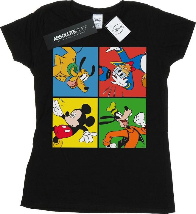 Actual product image Disney Womens/Ladies Mickey Mouse Friends Cotton T-Shirt (L)