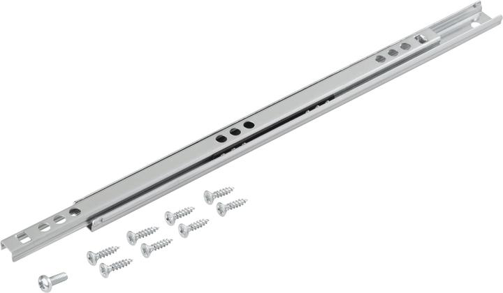 Actual product image Do it + Garden Drawer slide with ball bearing galvanized 250 mm (H: 17 mm x W: 10 mm)