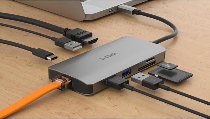 Immagine prodotto D-Link DUB-M810 (USB-C, 4 Porti)