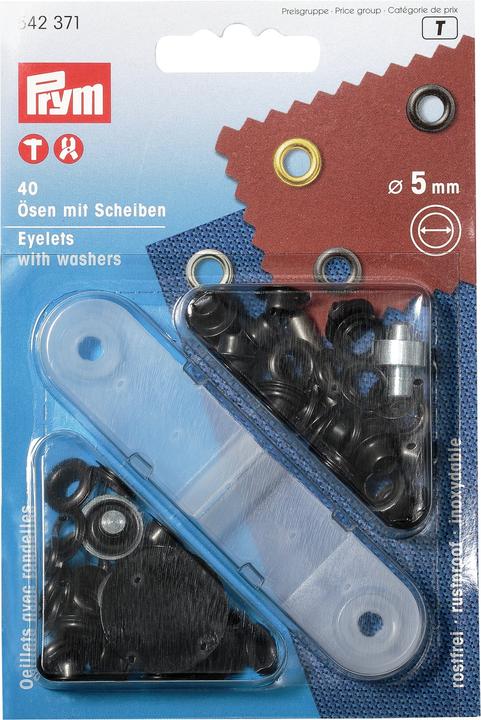 Produktbild Prym Ösen mit Scheiben