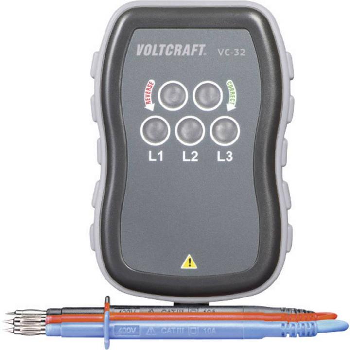 Image du produit Voltcraft Testeur de champ tournant (CAT III 500V)