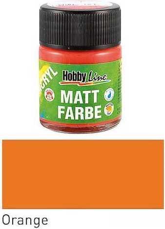 Actual product image Kreul Acrylic matte paint yellow 50ml (Orange, 50 ml)