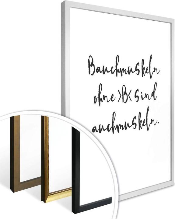 Produktbild Trenddeko Bauchmuskeln ohne B (60 x 80 cm)
