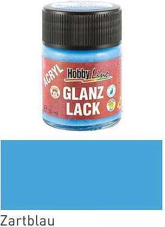 Actual product image Kreul Gloss varnish 50 ml (Sky blue, 0.05 l)