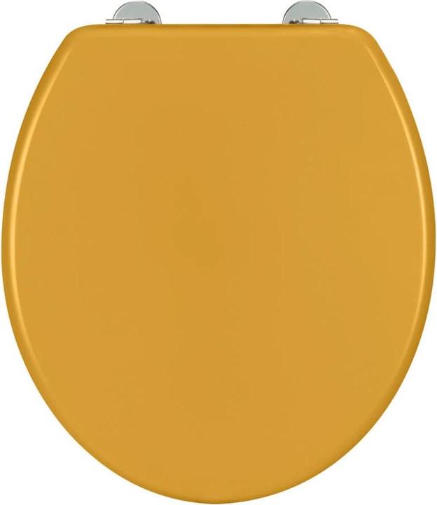 Actual product image Wenko Prima MDF WC seat mustard yellow