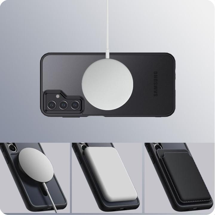 Actual product image Tech MagMat MagSafe case for Samsung Galaxy A55 5G - matte black (Samsung Galaxy A55)