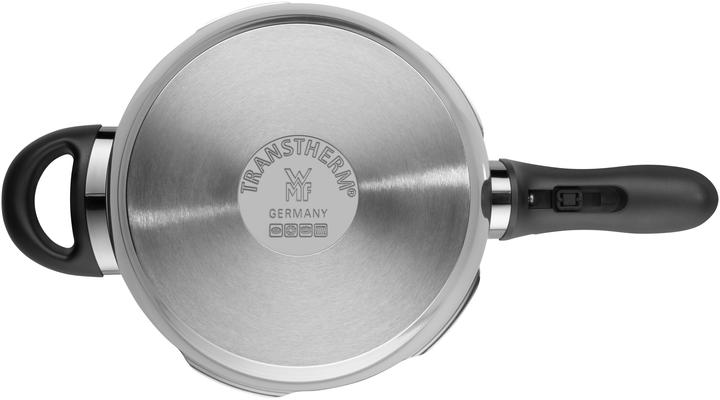 Actual product image WMF Pressure cooker 3tlg 6,5+3l large cooking signal Perfect Plus Induction (22 cm, Pan set + pot set, Stainless steel)