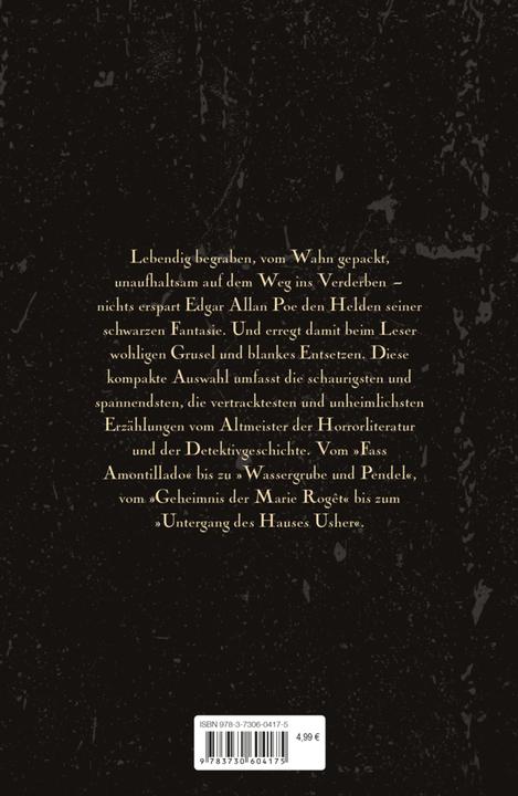 Image du produit Edgar Allan Poe - Die besten Geschichten (Allemand, Edgar Allan Poe, 2016)