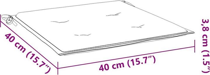 Actual product image VidaXL Hasty (40 x 40 x 3 cm)